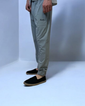 Fendre Lastikli Jogger Pantolon - Gri