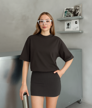 Fendre Oversize Basic Tişört