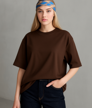 Fendre Oversize Basic Tişört