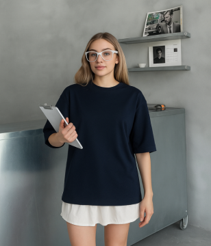Fendre Oversize Basic Tişört