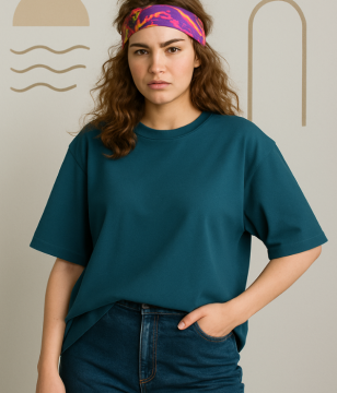 Fendre Oversize Basic Tişört
