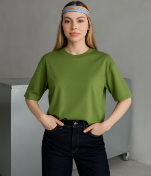 Fendre Oversize Basic Tişört