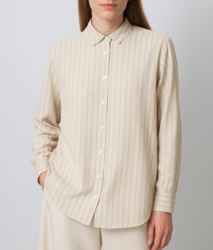 Fendre Çizgili Gömlek