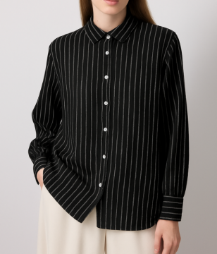 Fendre Çizgili Gömlek